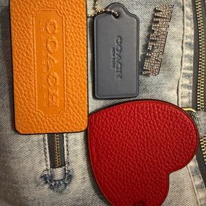 COACH Leather Heart & Tag Accessory Set from Large Denim Rowan